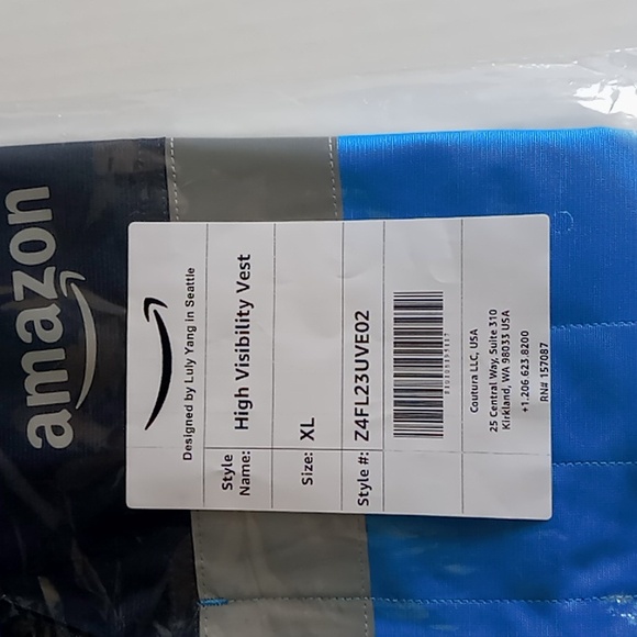 Amazon High visibility Vest Designed By Luly Yang in Seattle - Picture 5 of 5